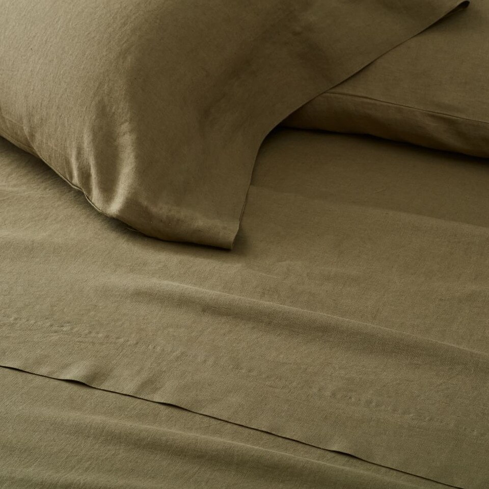European Flax Linen Sheets & Pillowcases West Elm United Kingdom